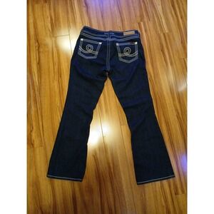 Seven7 Dark Blue Boot Cut Jeans